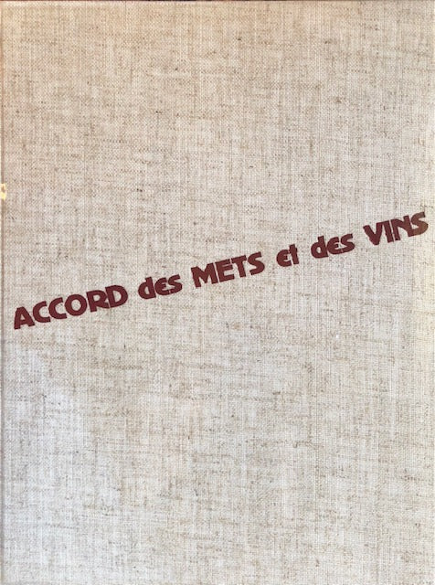 (Japanese - Wine)  Accord des Mets et des Vins. For Discount