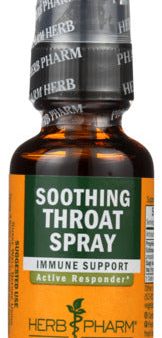 SOOTHING THROAT SPRAY HERB PHARM    090900000491 Fashion