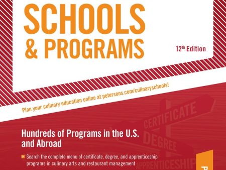 *Sale* Culinary Schools & Programs: Hundred of Programs in the U.S and Abroad 12th Edition Cheap