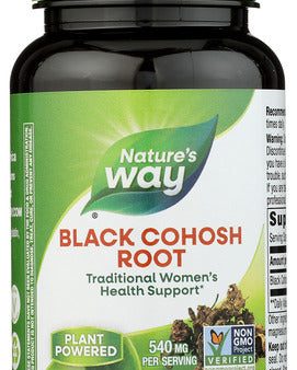 BLACK COHOSH ROOT NATURES WAY    033674105009 Online now