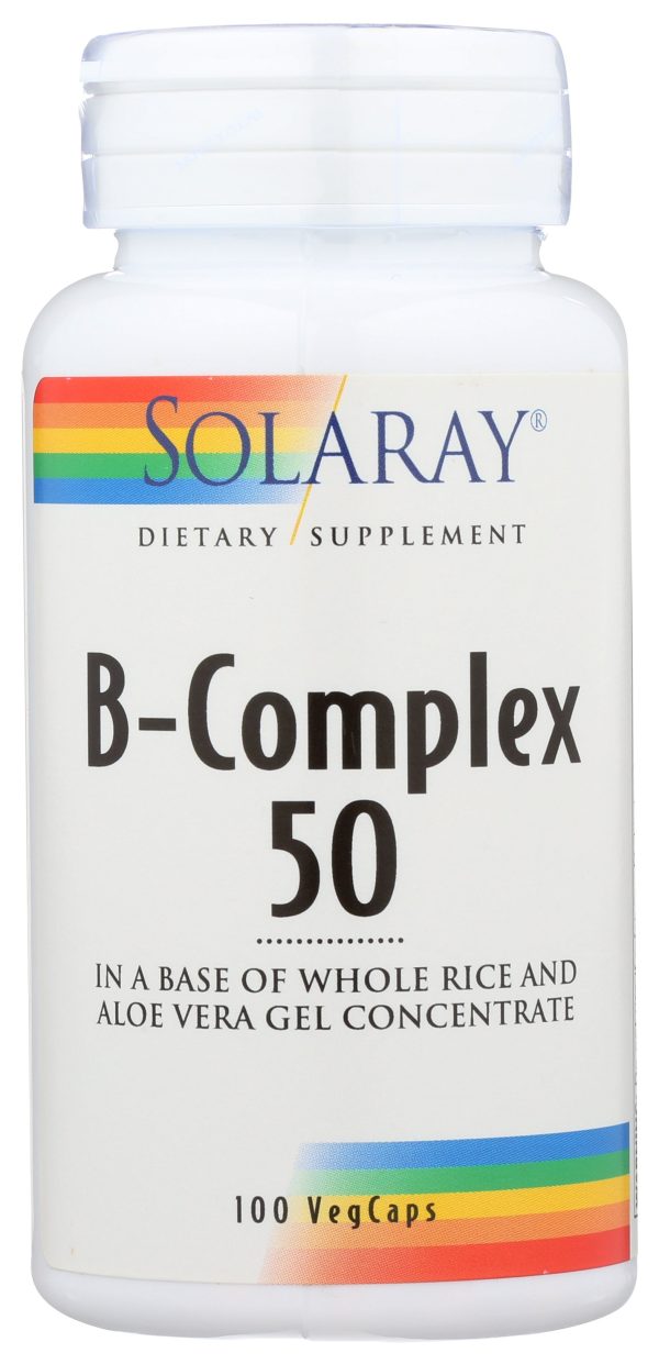 B-COMPLEX 50 SOLARAY 100 VCAP    076280042719 Online now