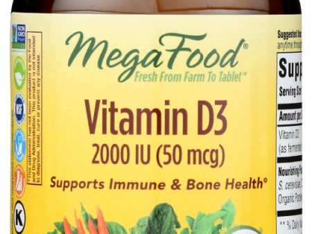 VITAMIN D3 MEGAFOOD 30TAB 2000IU    051494102206 Cheap