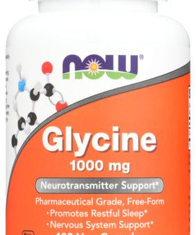 GLYCINE 1000 MG NOW 100 VC    733739001078 Cheap