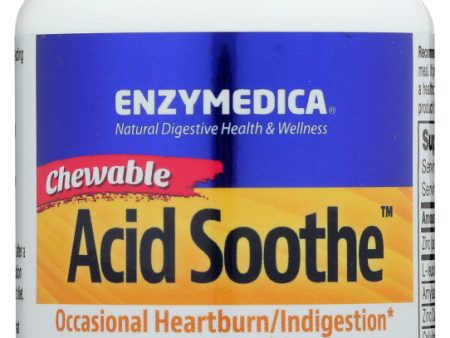 ACID SOOTHE ENZYMEDICA CHEWABLE 30    670480270127 Hot on Sale