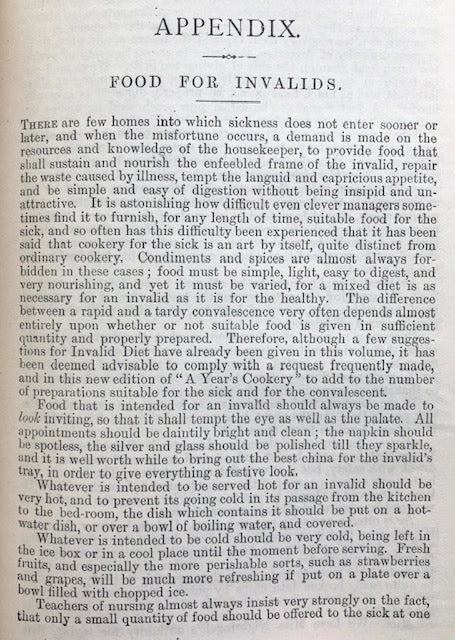 (Victorian) Phyllis Browne.  A Year s Cookery: Giving Dishes for Breakfast, Luncheon, and Dinner for Every Day of the Year. on Sale