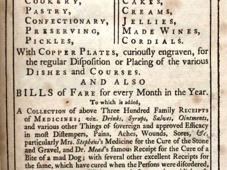 (English) Smith, E[liza]. The Compleat Housewife; or, Accomlish d Gentlewoman s Companion. Online now