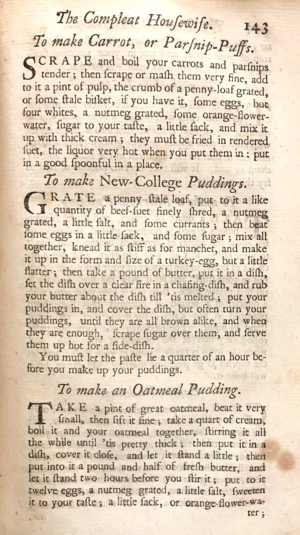 (English) Smith, E[liza]. The Compleat Housewife; or, Accomlish d Gentlewoman s Companion. Online now