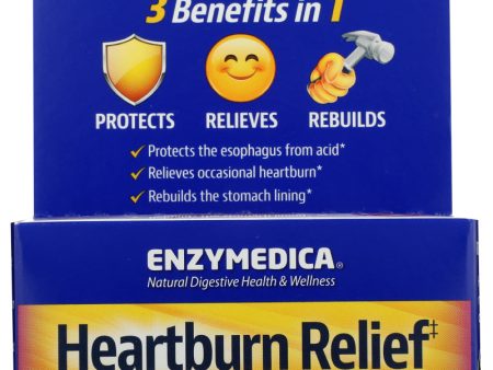 HEARTBURN RELIEF ENZYMEDICA 42CHEW    670480100301 Hot on Sale