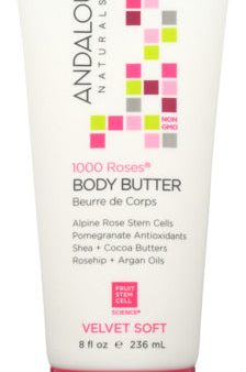 BODY BUTTER ANDALOU 8FZ 1000 ROSES    859975020267 Supply