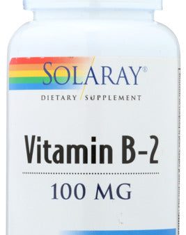 VITAMIN B-2 SOLARAY 100VCAP 100MG    076280043273 For Discount