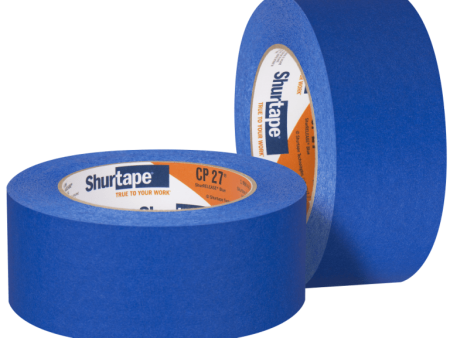 Shurtape CP27 14 Day Blue UV Resistant Masking Tape 24mm For Sale