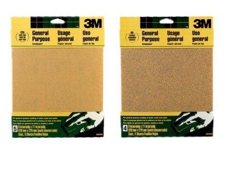 3M Sandpaper Aluminum Oxide 9-Inch x 11-Inch Online