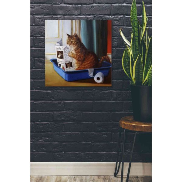 Kitty Throne  by Lucia Heffernan, Canvas Wall Art Hot on Sale