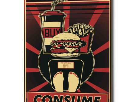 Consume  Canvas Wall Art Online Hot Sale