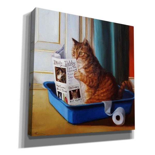 Kitty Throne  by Lucia Heffernan, Canvas Wall Art Hot on Sale