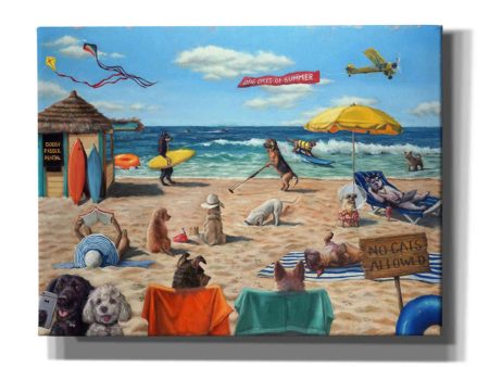 Dog Beach  by Lucia Heffernan, Canvas Wall Art For Sale