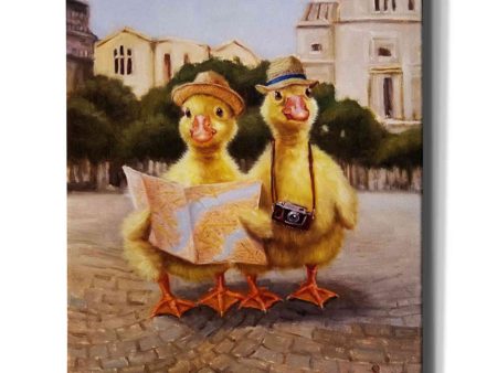 Tourists  by Lucia Heffernan, Canvas Wall Art on Sale