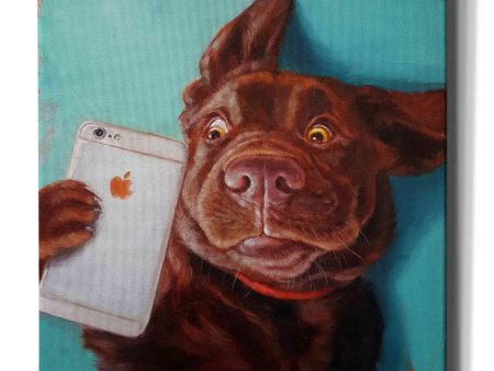 Dog Selfie  by Lucia Heffernan, Canvas Wall Art Supply