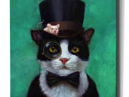 Tuxedo Cat  by Lucia Heffernan, Canvas Wall Art Sale