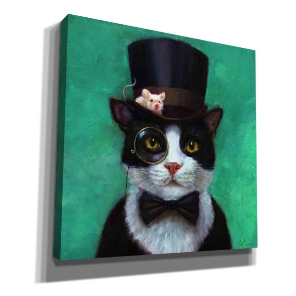 Tuxedo Cat  by Lucia Heffernan, Canvas Wall Art Sale