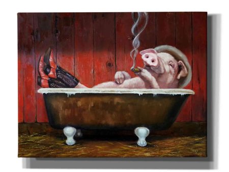 Hog Heaven  by Lucia Heffernan, Canvas Wall Art For Sale