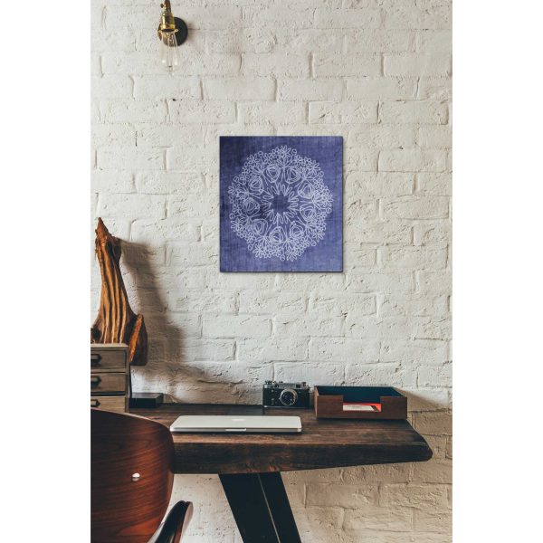 Indigo Mandala  by Linda Woods, Canvas Wall Art on Sale