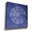 Indigo Mandala 2  by Linda Woods, Canvas Wall Art Online Sale