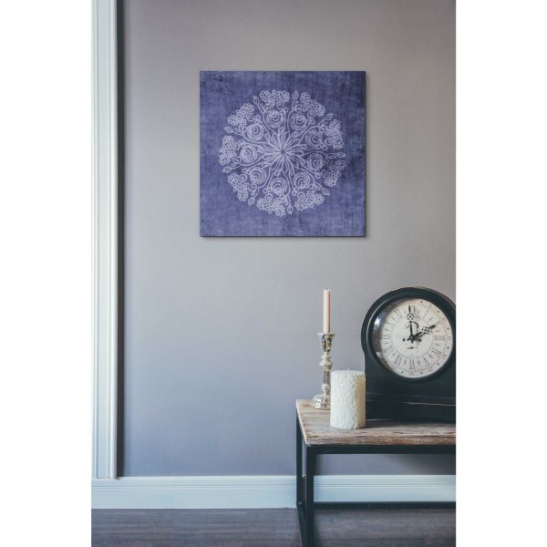 Indigo Mandala 2  by Linda Woods, Canvas Wall Art Online Sale