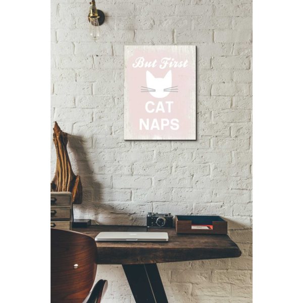 But First Cat Naps  by Linda Woods, Canvas Wall Art Online now