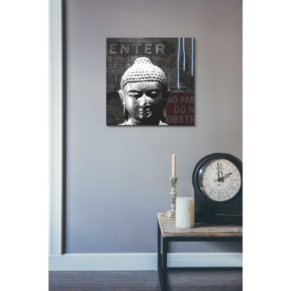 Urban Buddha IV  by Linda Woods, Canvas Wall Art Discount