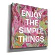 Enjoy The Simple Things  by Linda Woods, Canvas Wall Art Hot on Sale