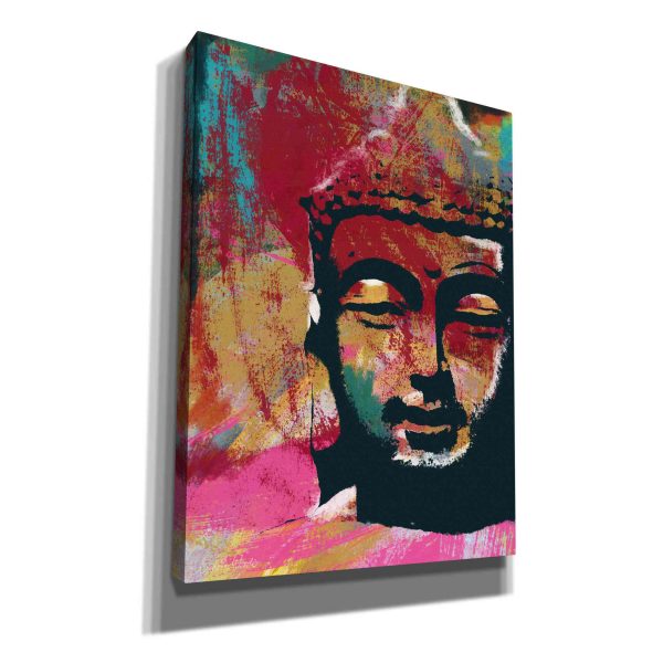 Painted Buddha IV  by Linda Woods, Canvas Wall Art Supply