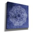 Indigo Mandala  by Linda Woods, Canvas Wall Art on Sale