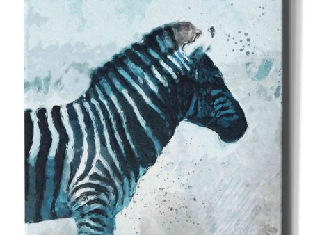 Zebra  by Linda Woods, Canvas Wall Art Sale