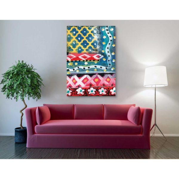 Pattern Painting IV  by Linda Woods, Canvas Wall Art For Cheap