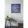 Indigo Mandala 2  by Linda Woods, Canvas Wall Art Online Sale