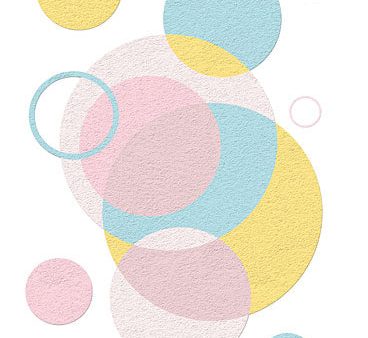 PAV519 - Pastel Circles    - 12x18 on Sale