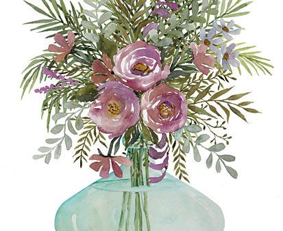 CIN3245 - Purple Blush Bouquet II - 12x16 Online Sale