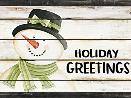 CIN3338 - Holiday Greetings Snowman - 18x12 Online